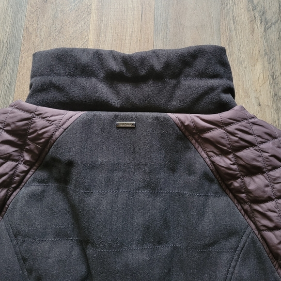 prAna Gray and Purple Quilted Sleeve Coat Size Medium - Picture 7 of 11
